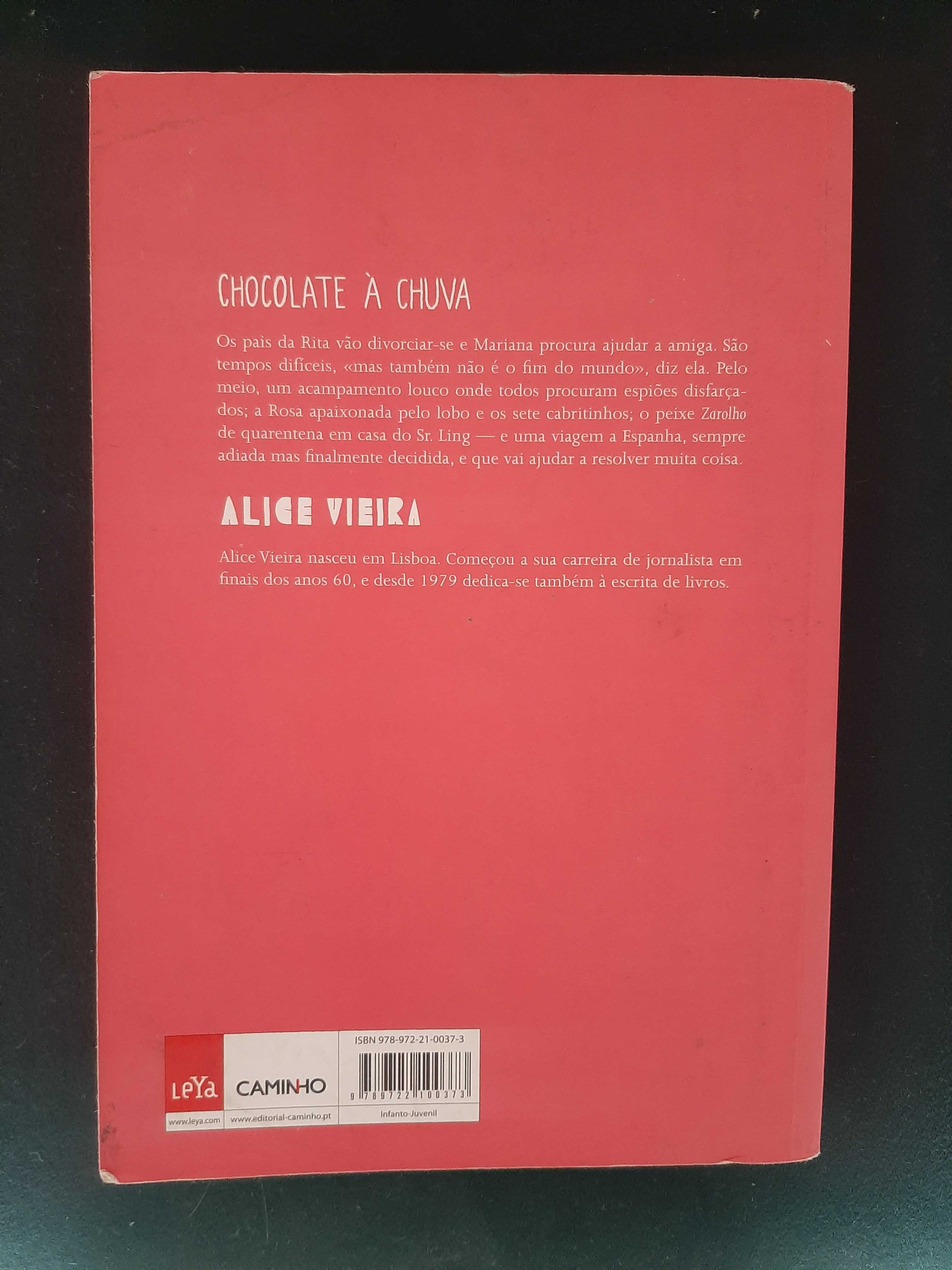 Livro infantil - Chocolate à chuva