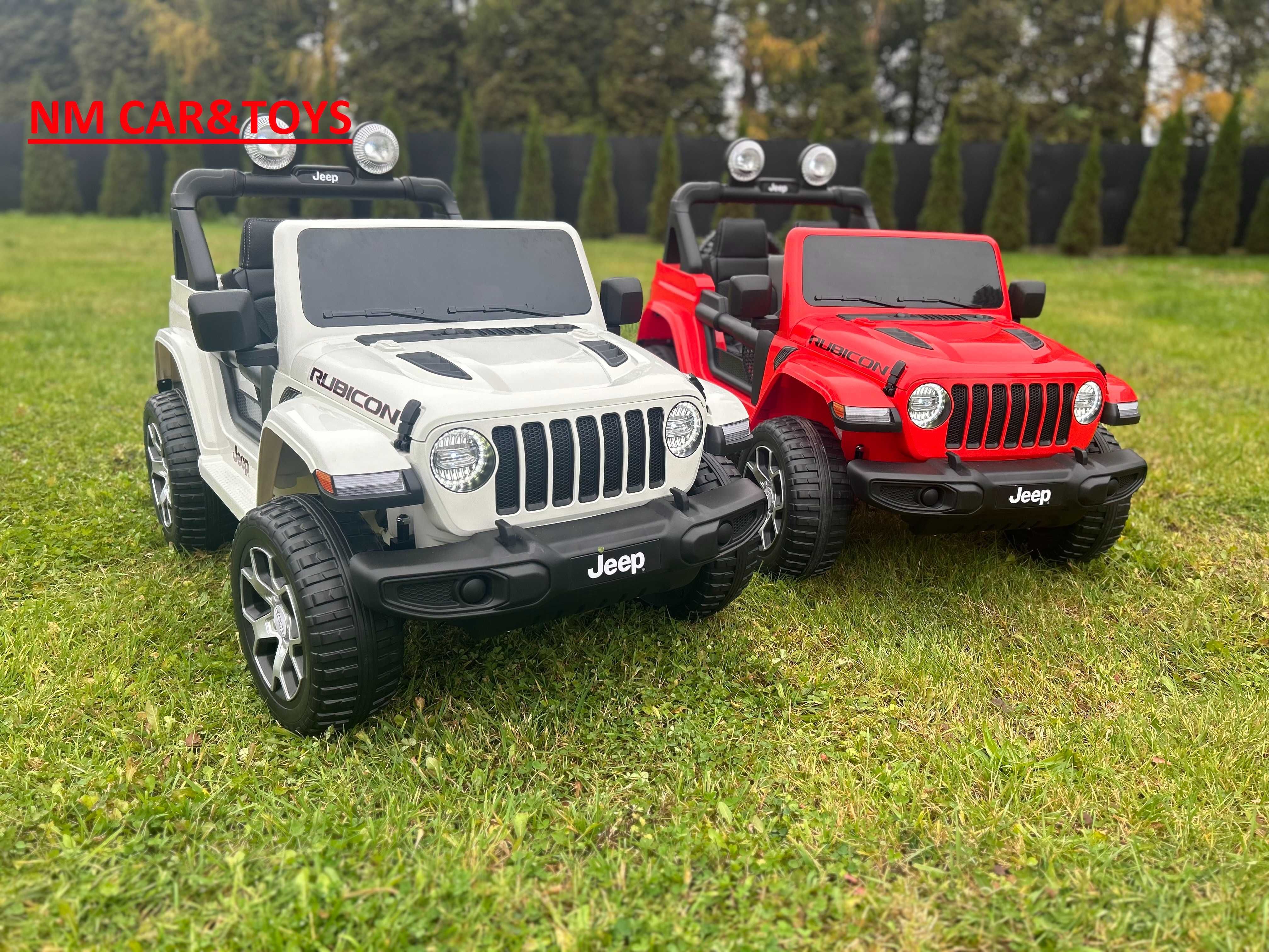Auto autko samochód Jeep Wrangler Rubicon 4x45W na akumulator