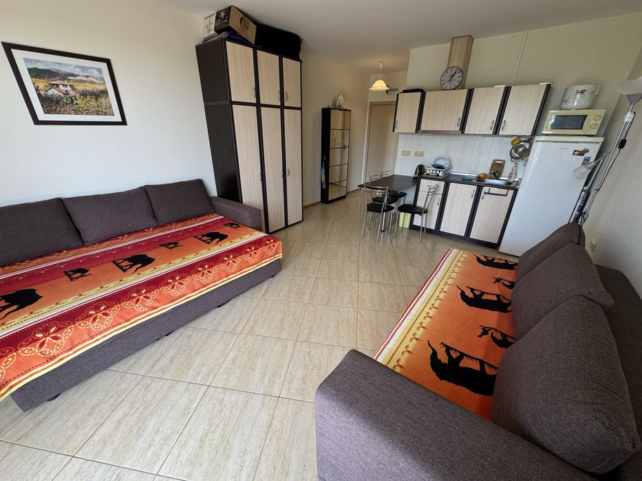 Студия с видом на море, Ахелой, Солнечный берег, Несебр, Болгария