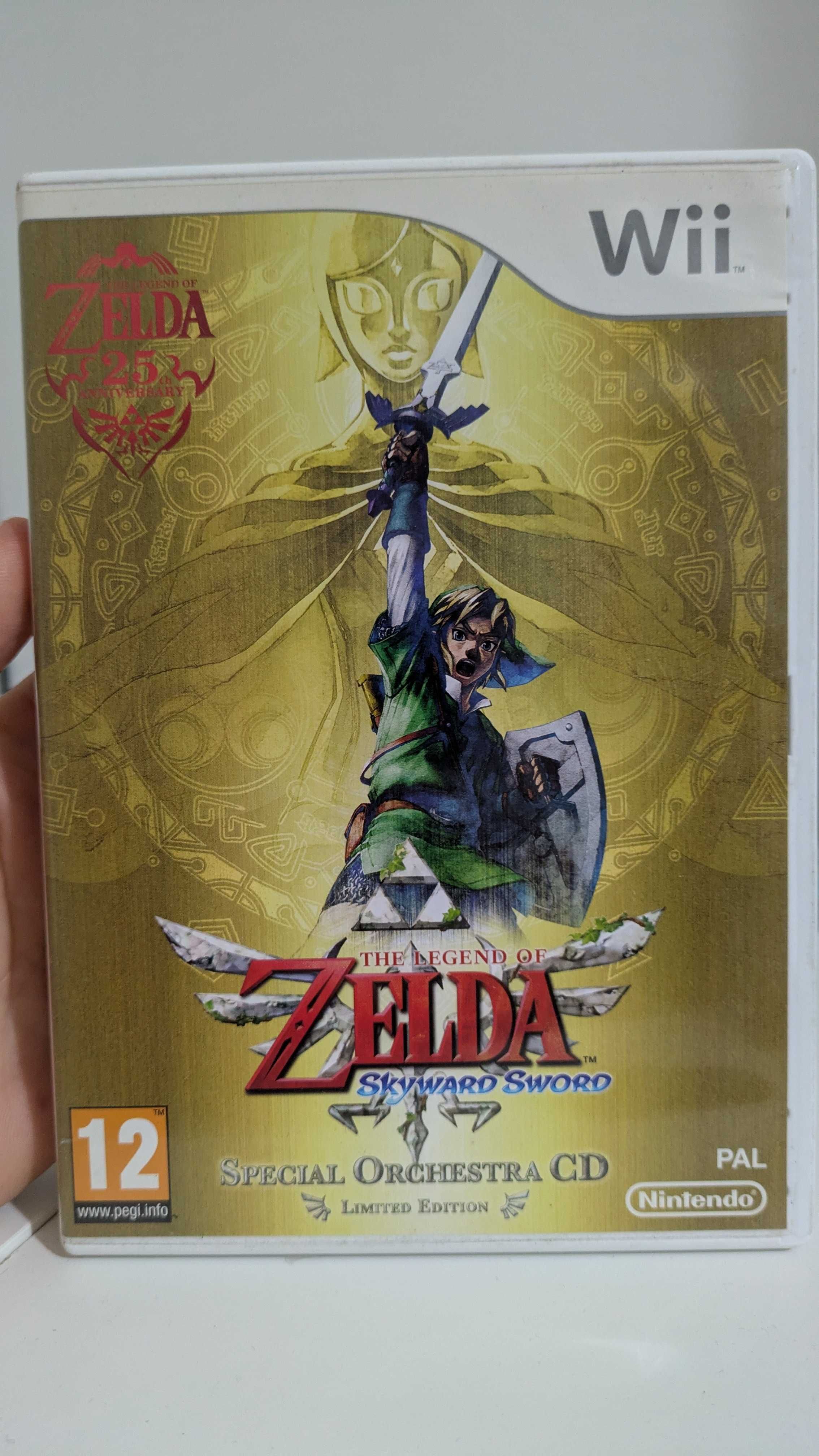 The legend of zelda Skyward swords Wii