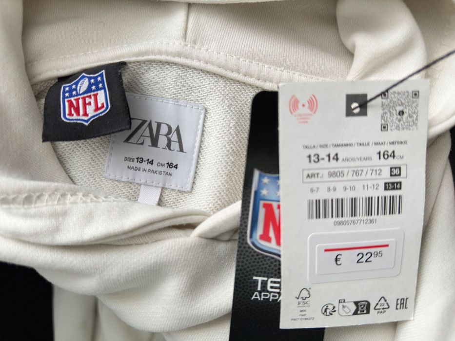 Толстовка Zara р.164 Худі Zara Пайта Zara