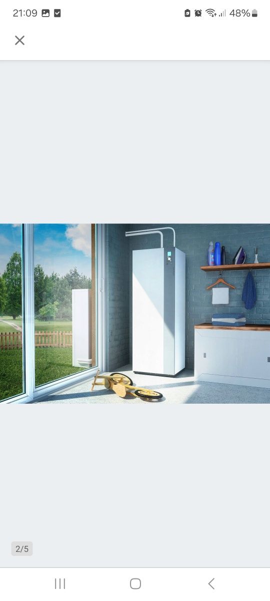 Wydajna Pompa ciepła powietrzna split Excelia AI Tri Duo 14 kW 400 V
