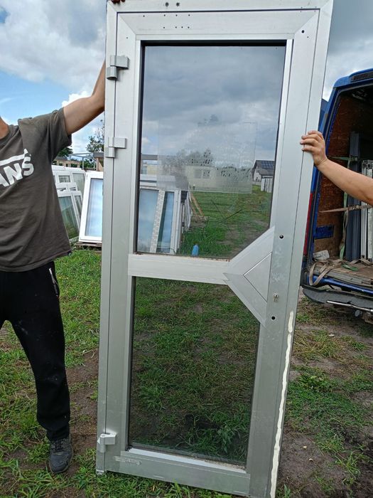 Drzwi aluminiowe używane z Niemiec super stan dostawa gratis cały Kraj