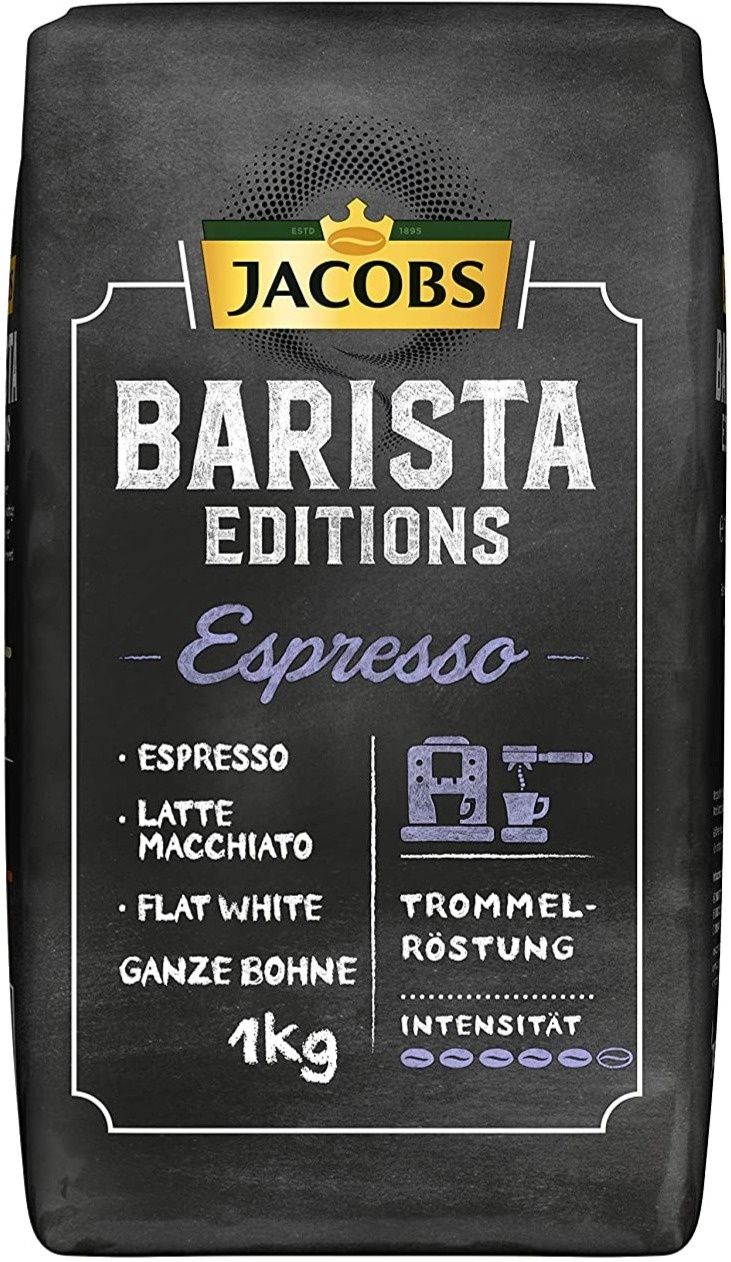 Кофе Jacobs Barista Editions Espresso (оригинал) 1 кг жареных кофейных