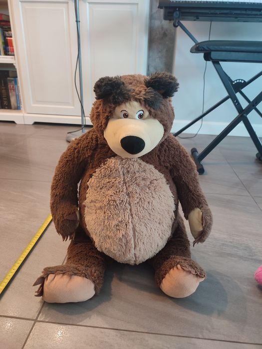 Maskotka pluszak Niedźwiedź z bajki Masha i Niedźwiedź 55cm