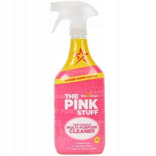 Zestaw pianka do łazienki uniwersalny środek czyszczący the pink stuff