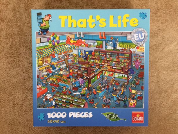 NOWE puzzle Supermarket, That’s Life, Goliath, 1000 el.