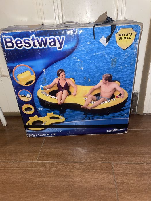 Boia insuflavel de 2 lugares