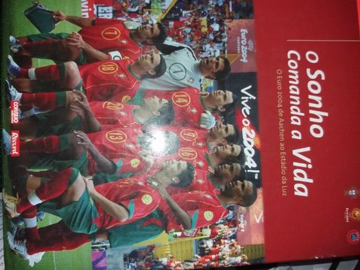 livro Euro 2004 formato Album