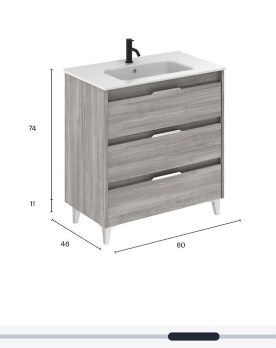 Móvel casa banho com lavatório