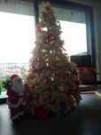 Arvore de Natal beje