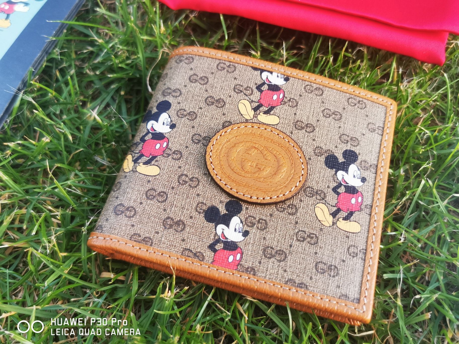 Gucci Disney mickey wallet portfel GG