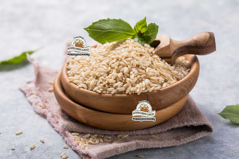 Девзіра Рис для Плова Дикий Чорний Рис Коричновий Нешліфований Булгур