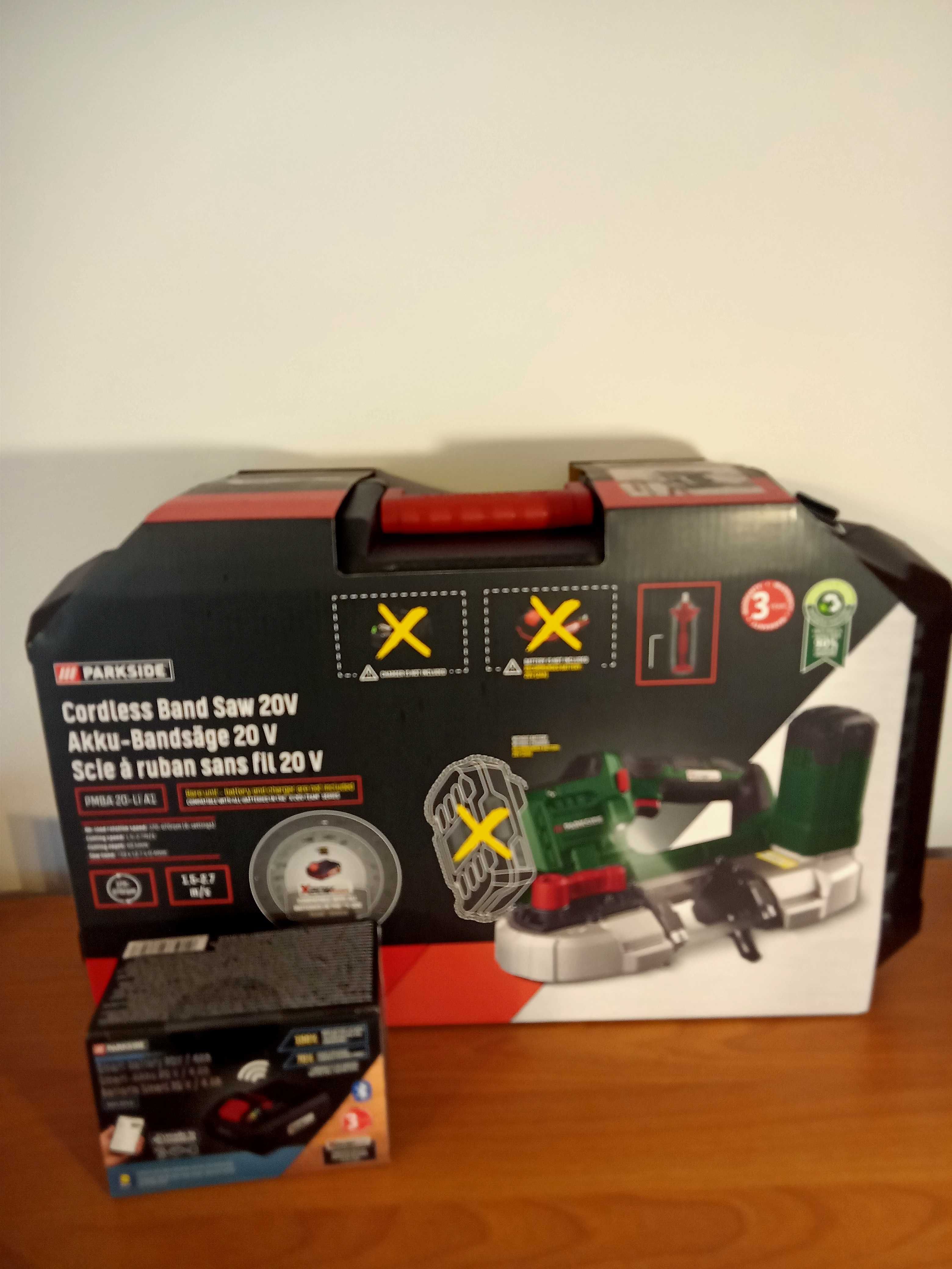 PARKSIDE Akumulatorowa piła taśmowa 20V PMBA 20-Li A1 + Aku 4ah nowa