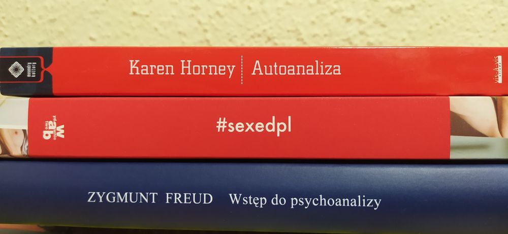 Pakiet trzech książek z psychologii.