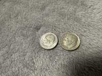 Редкая монета 10 центов 1975 Рузвельт