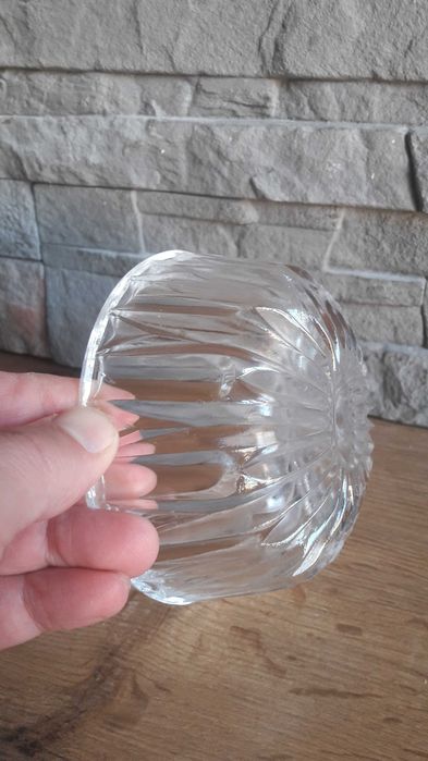 Komplet naczyń z grubego szkła