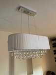 Lampa wisząca z kryształkami