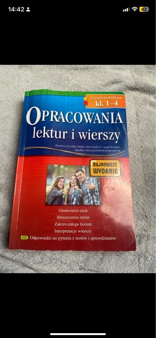Opracowania lektur i wierszy