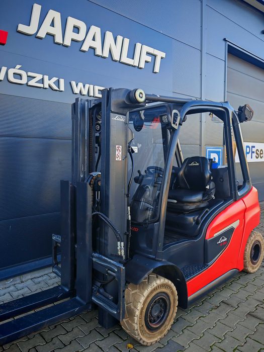 Wózek widłowy LINDE H20T-01, 2000 kg, LPG, Triplex, Widły teleskopowe