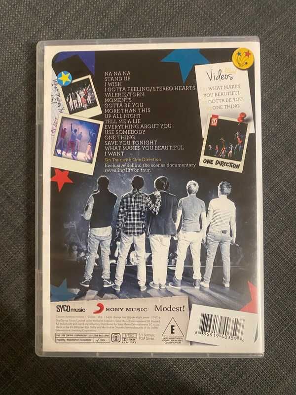DVD One Direction Up All Night The Live Tour