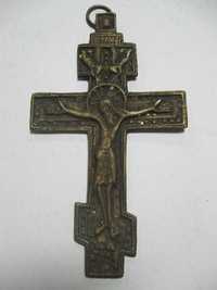 Крест старинный латунь