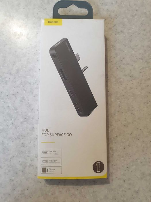Концентратор USB-хаб Baseus  HUB for Surface Go Black