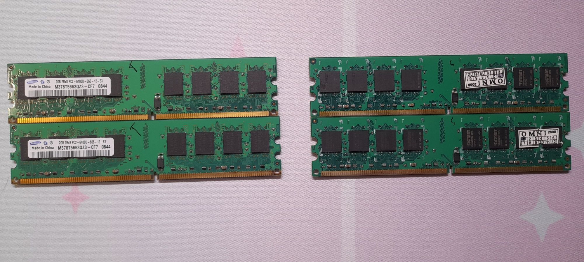 LGA775. Два комплекти (материнська плата, процесор, кулер, пам'ять)