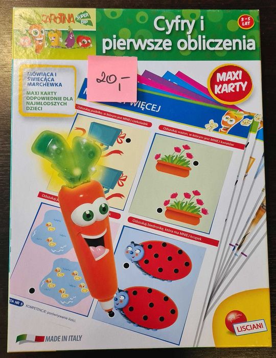 gra Marchewka cyfry 3-5 lat