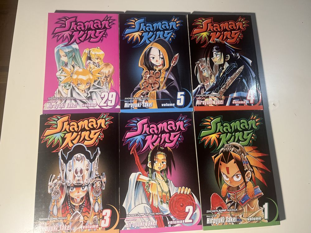 Shaman King - mangi po angielsku, zestaw tomów, manga in english