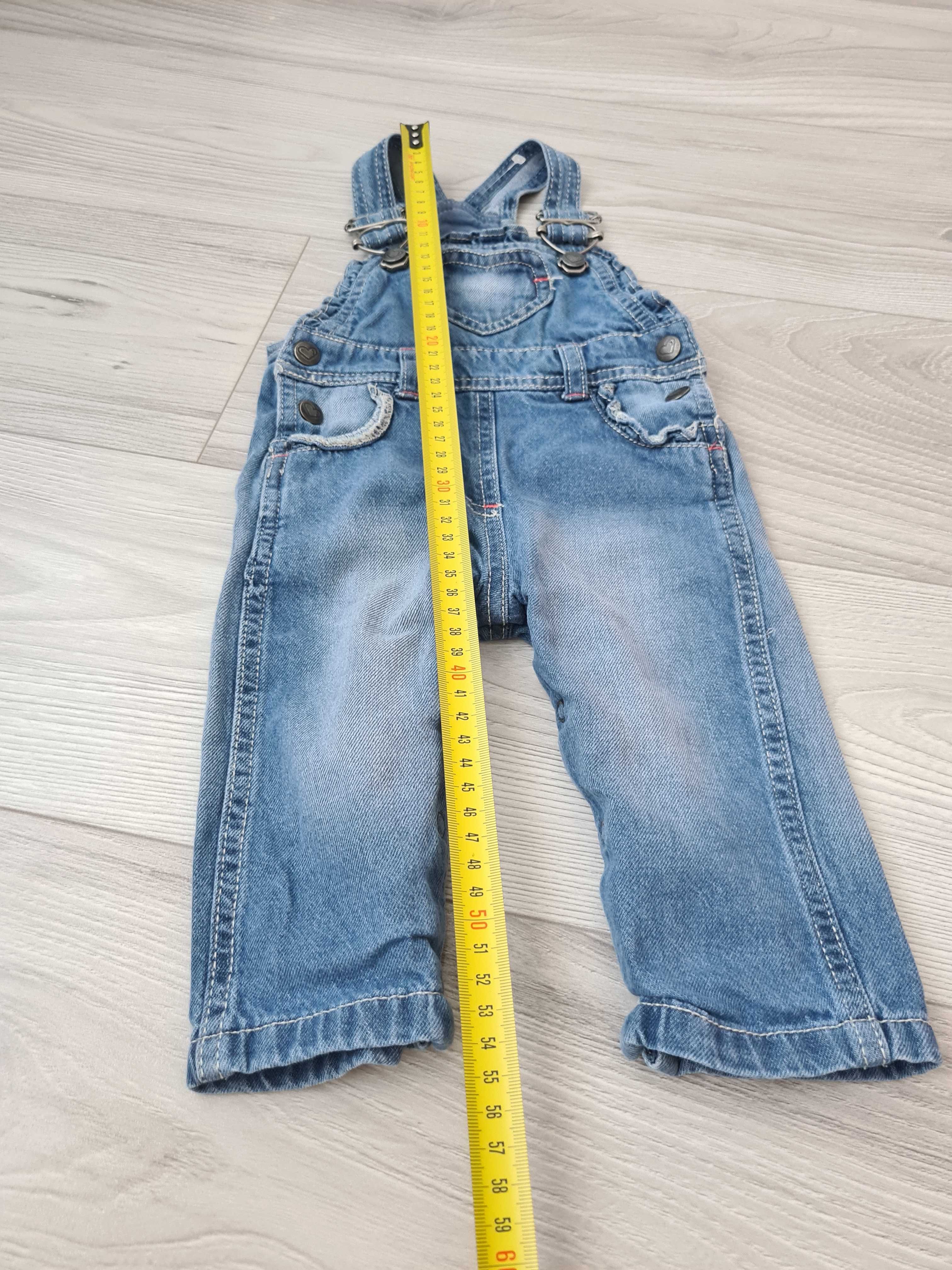 Костюм джинсовый комбинезон и белый боди на 68 см 3-6 месяцев девочку