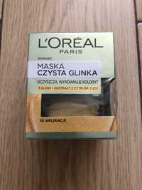 LOREAL czysta glinka maska rozjaśniająca 50ML