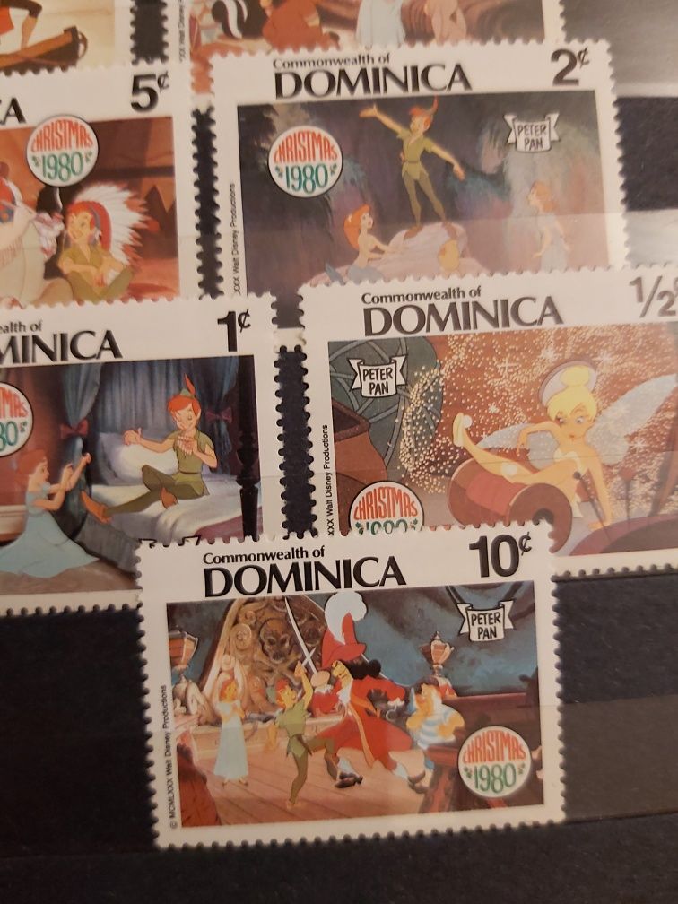 Znaczki DISNEY Dominica - 1980 rok