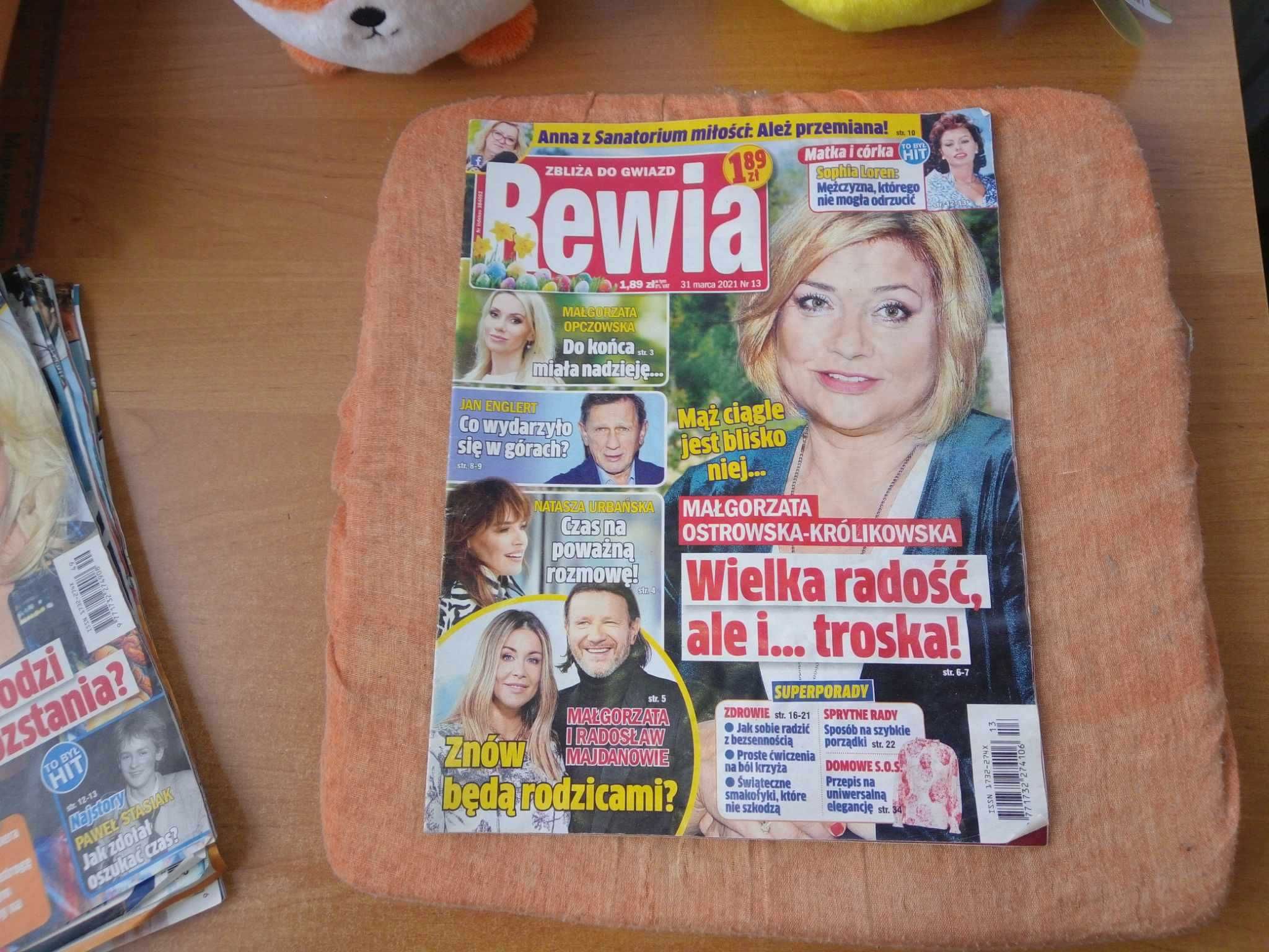 Tygodnik Rewia zbliża do gwiazd nr 13 marzec 2021 gazeta