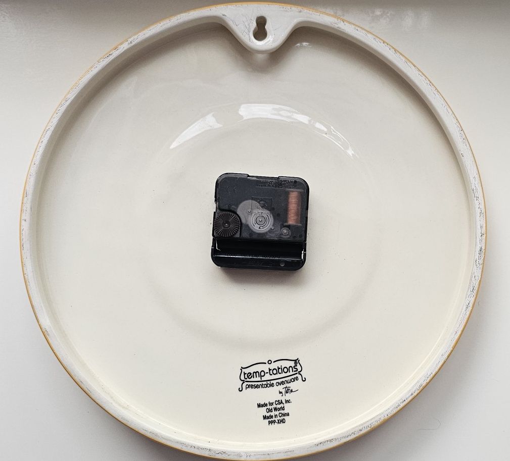 Zegar porcelanowy temp-tations presentable ovenware