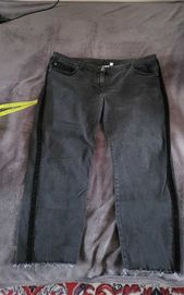 Spodnie jeans czarne rozm. 52
