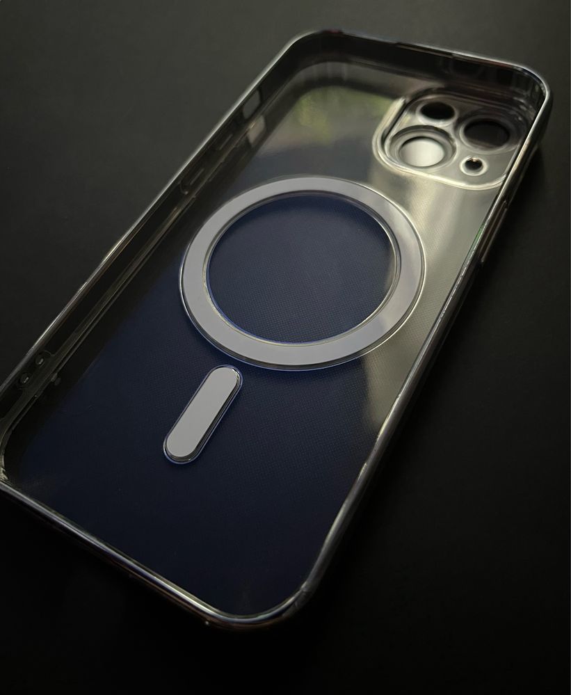 Чохол на Iphone 15 MagSafe сріблястий