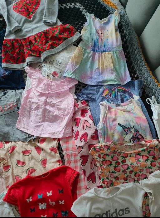 Paka ciuszków dla dziewczynki 110/116