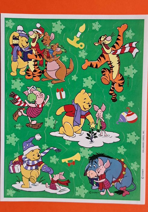 Naklejki Kubuś Puchatek Hallmark