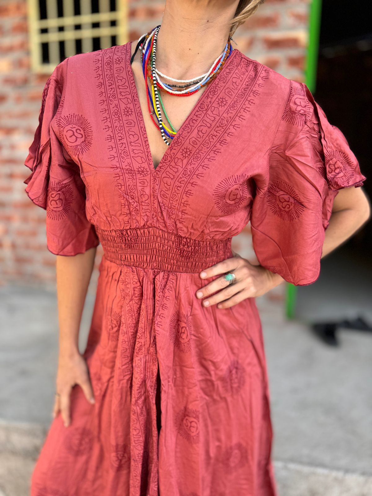 Sukienka długa hippie boho festival