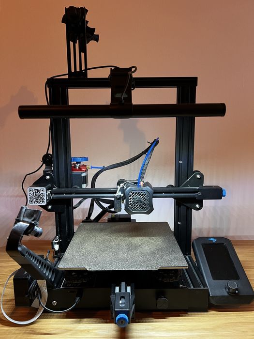Ender 3 v2 modyfikacja- swietny stan- laser, kamera, RPI, CR Touch