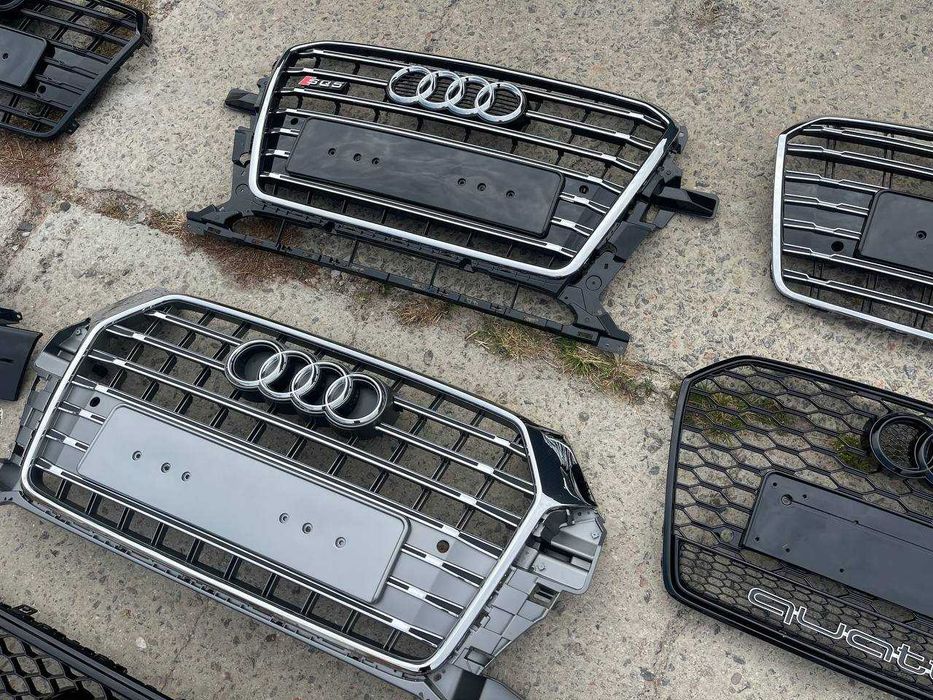 ОТПРАВИМ СЕГОДНЯ! Решетки ауди A1, A3, A4, A5, A6, A7, A8 решотки audi