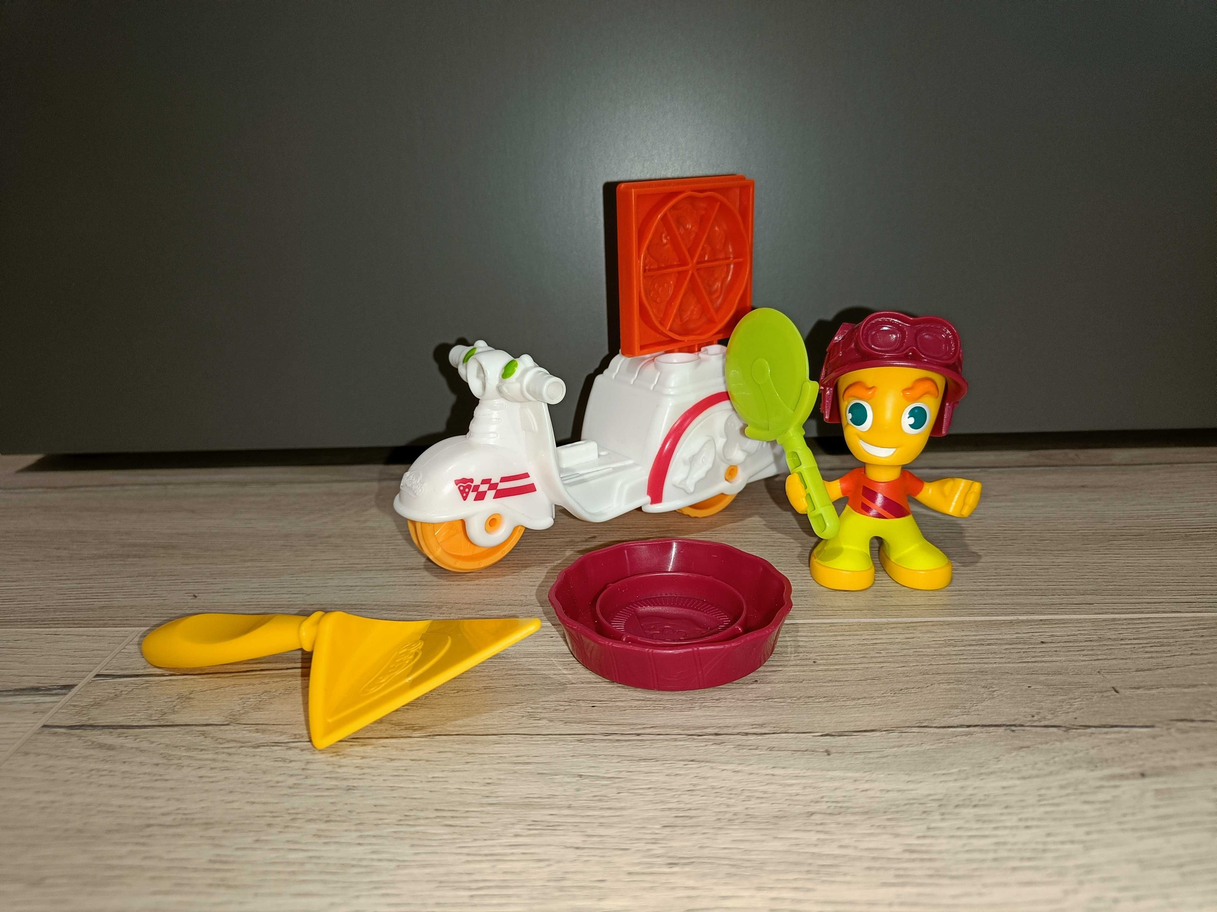 Play-Doh Wóz Strażacki Samochód Z Lodami My Little Pony Dostawca pizzy