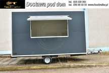 foodtrailer  Przyczepa gastronomiczna handlowa 3,5x2 gotowy biznes lody gofry