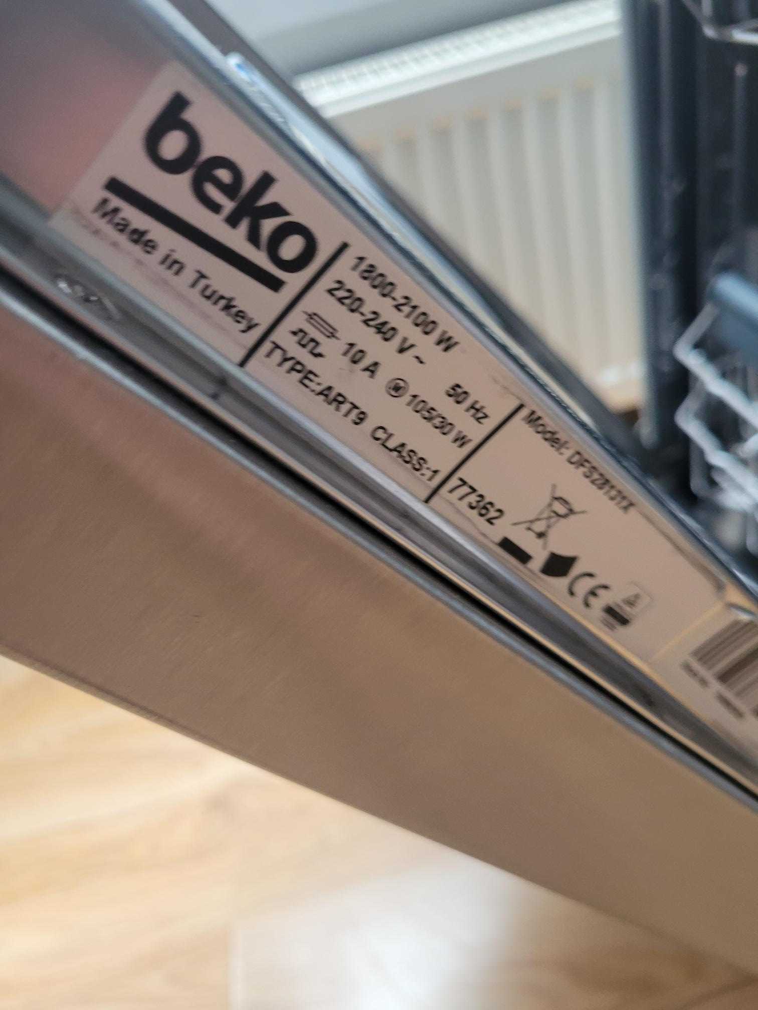 zmywarka Beko DFS28131X szerokość 45 wolnostojąca szuflada na sztućce
