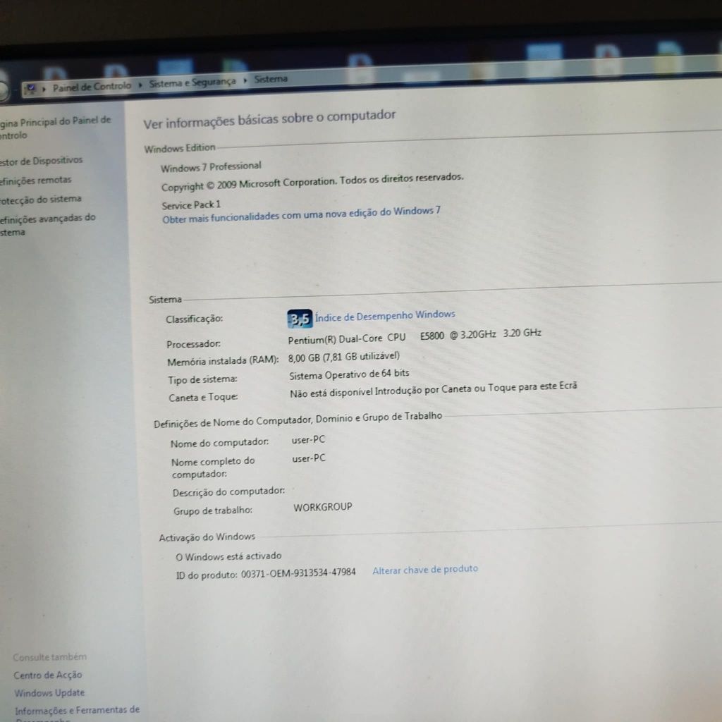 Computador HP Monitor HP impressora e teclado