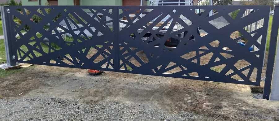 Bramy wjazdowe, ogrodzenia, furtki – wzory wypalane CNC plazmą