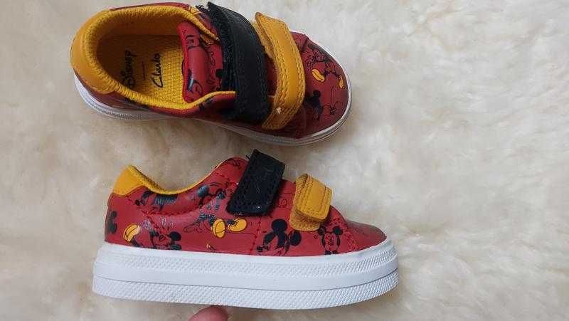 Детские слипоны кеды clarks mickey mouse для девочек/мальчиков