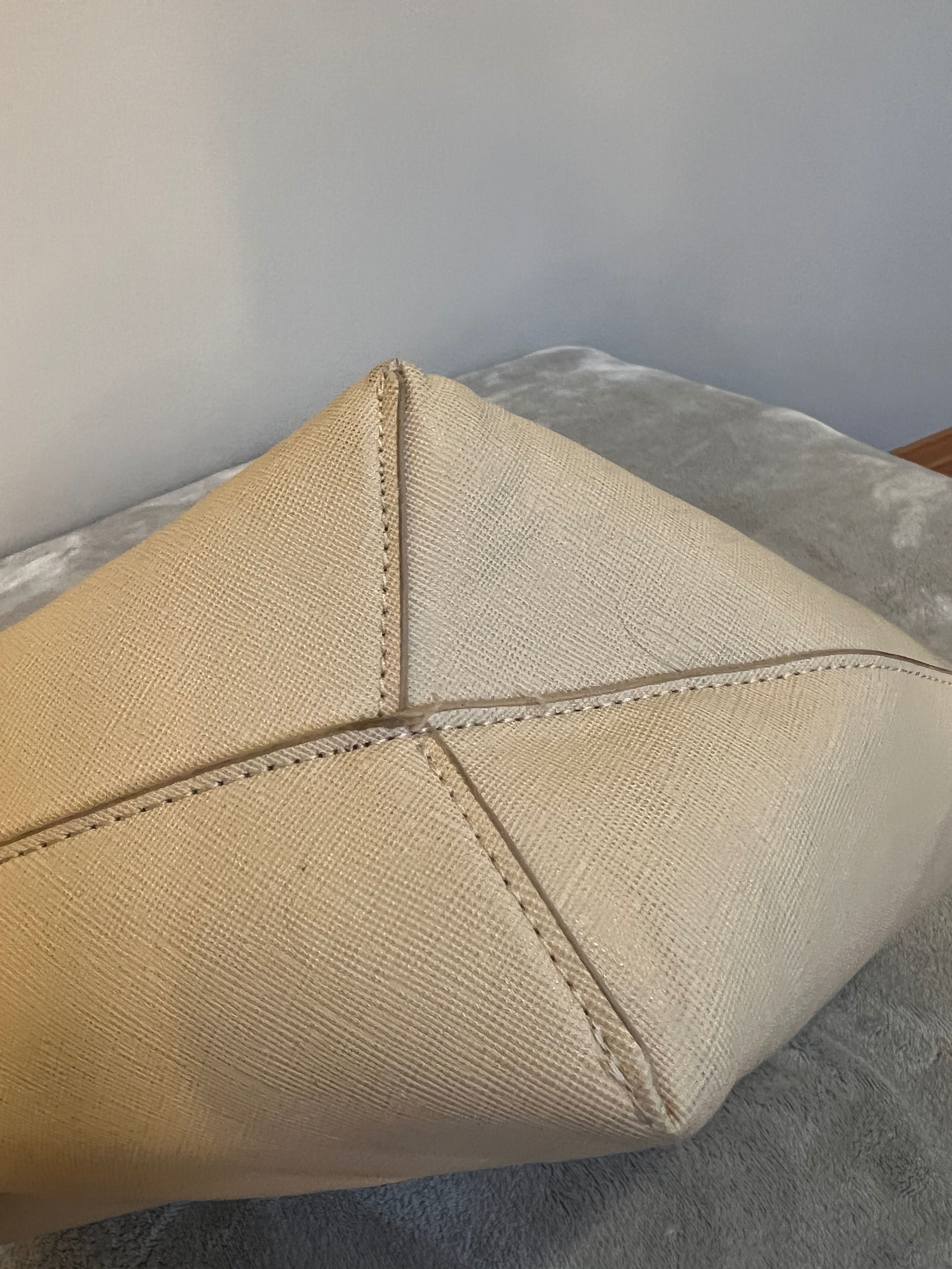 Torba / torebka shopper beżowa / kremowa