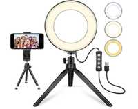 MACTREM zestaw selfie statyw lampa LED makijaż tiktok youtube A00